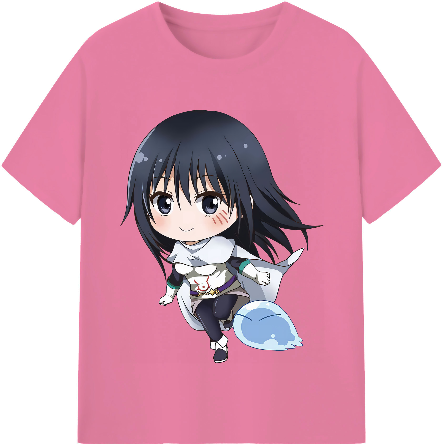 （画像用） 転スラ Regarding Reincarnated to Slime 綿100％半袖Tシャツ（フロントプリント）